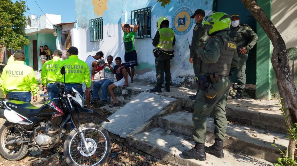 Operativos de control en los pueblos del Atlántico. 
