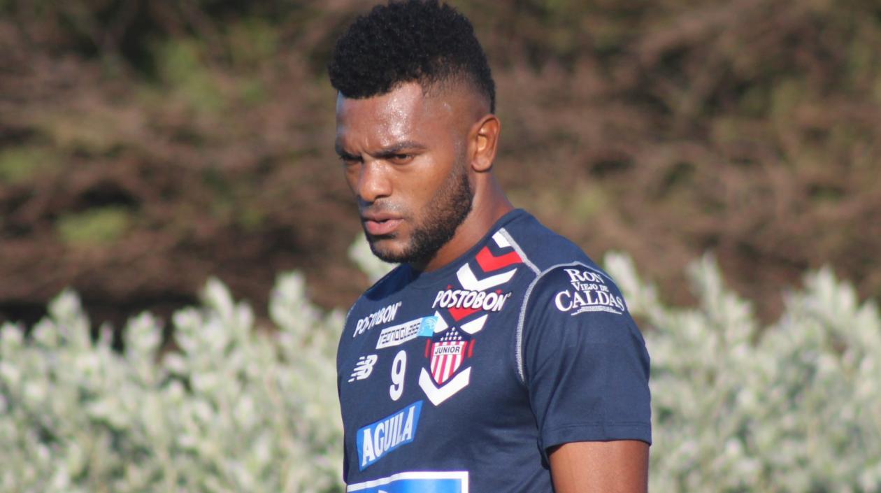 El delantero Miguel Ángel Borja.