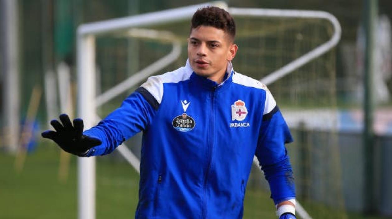 El colombiano Lucho García, portero de La Coruña.