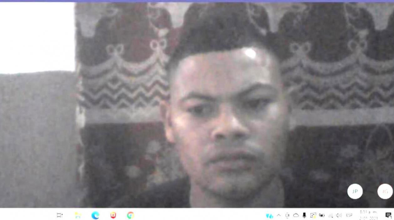 Jhonatan Enrique Herrera Pedraza, a quien le concedieron la detención domiciliaria.