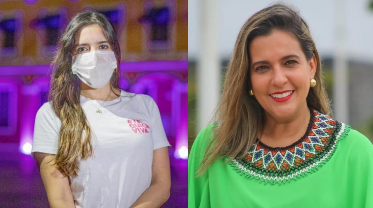 Marcela Dávila y Diana Acosta.