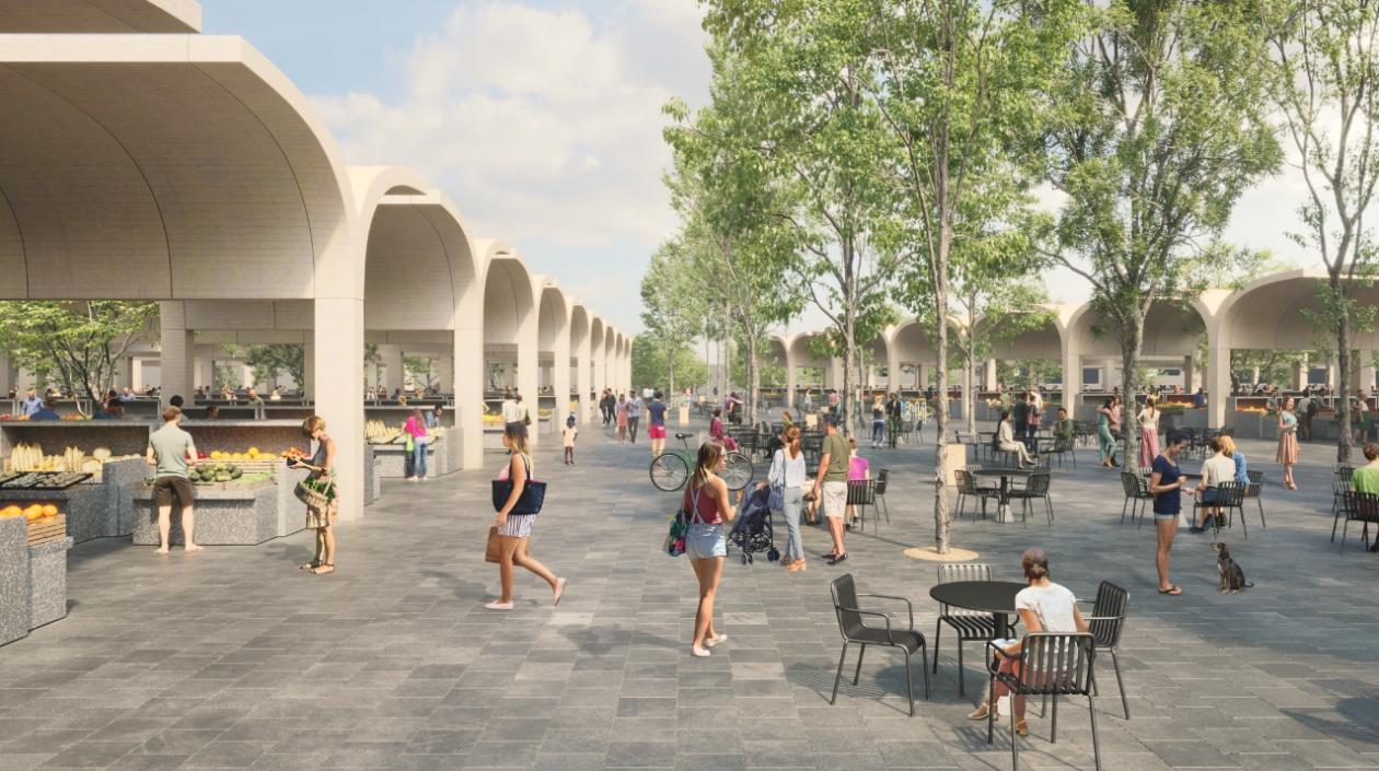 Maqueta del Gran Bazar.