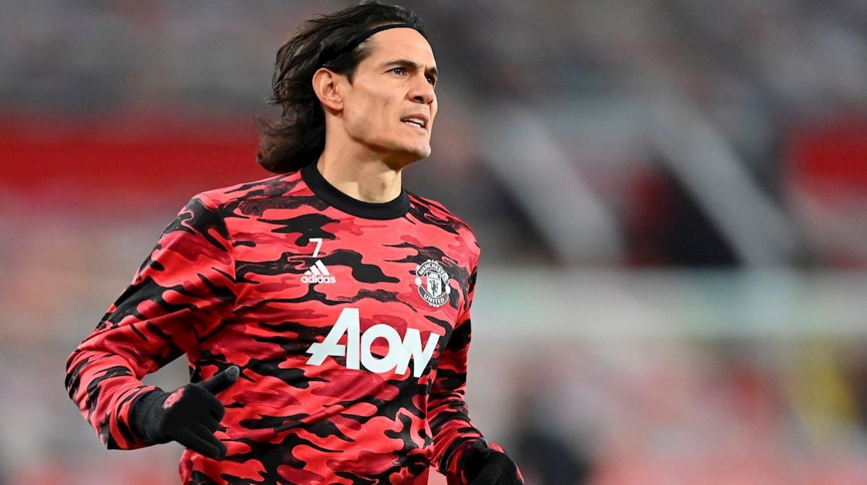 Edison Cavani, delantero uruguayo. 