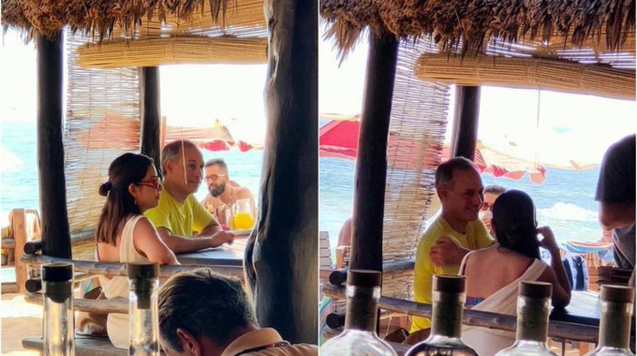 Hugo López-Gatell, subsecretario de Salud de México, captado en vacaciones y sin tapabocas.
