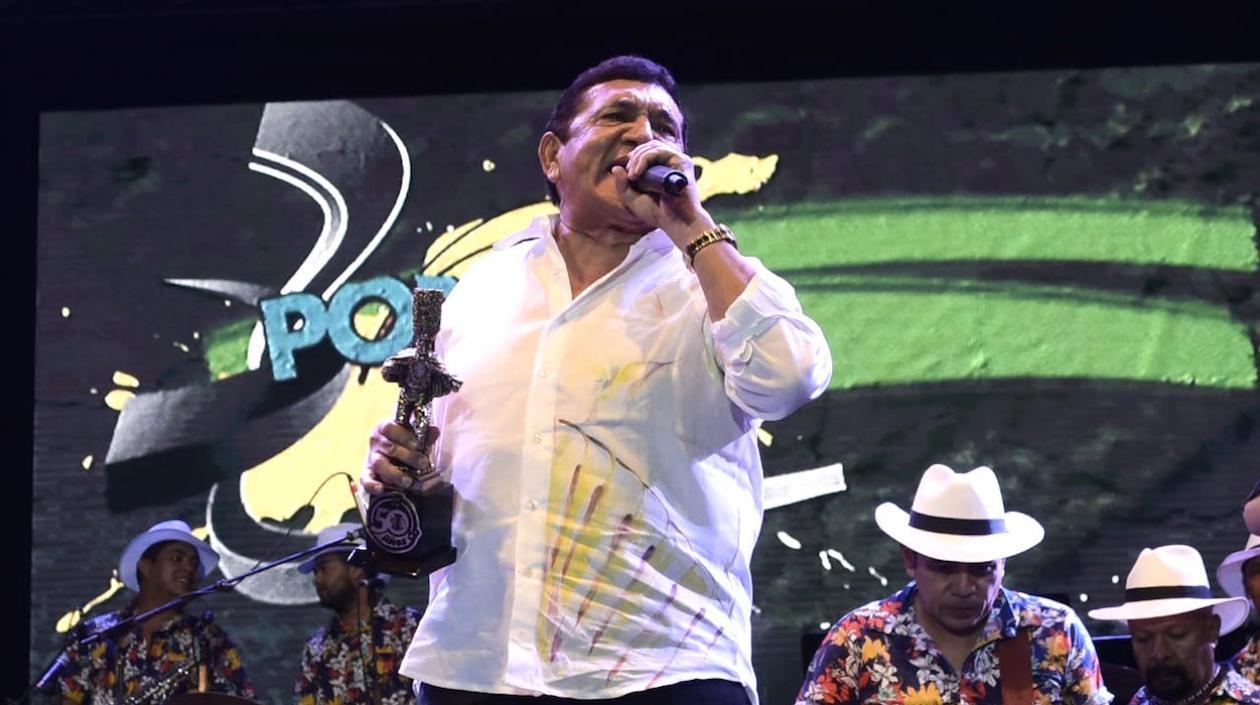 El cantante vallenato Poncho Zuleta.