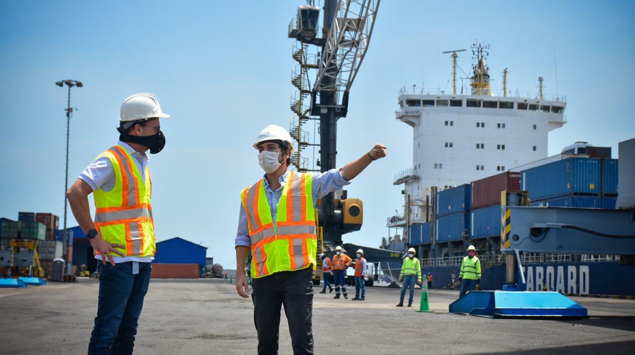 El Alcalde de Barranquilla, Jaime Pumarejo.