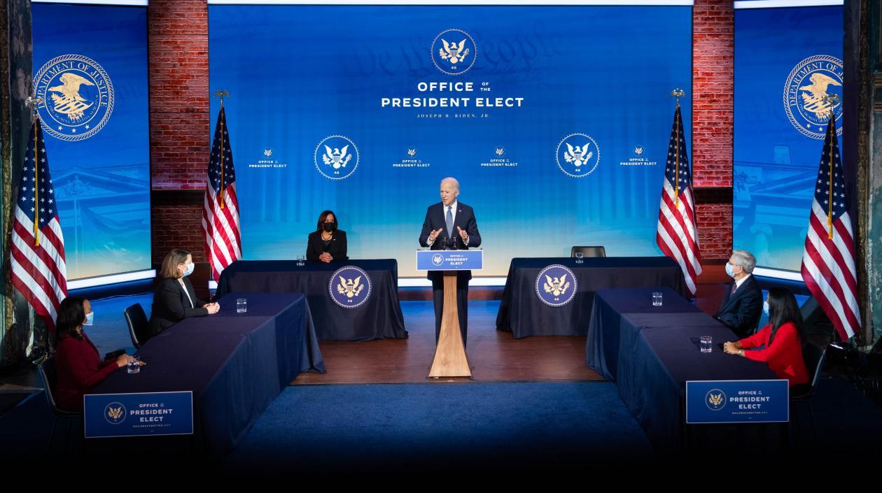 El presidente electo de EE.UU., Joe Biden.