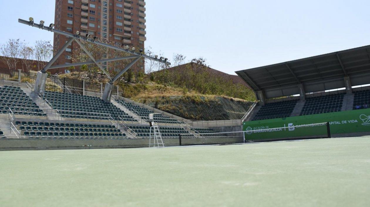 Parque Distrital de Raquetas, sede del Torneo Juvenil de Barranquilla. 