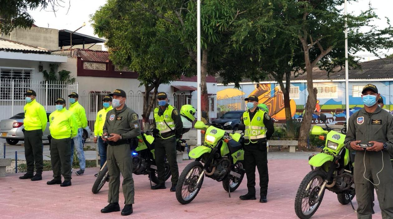 Presentación en Malambo del dispositivo de seguridad.