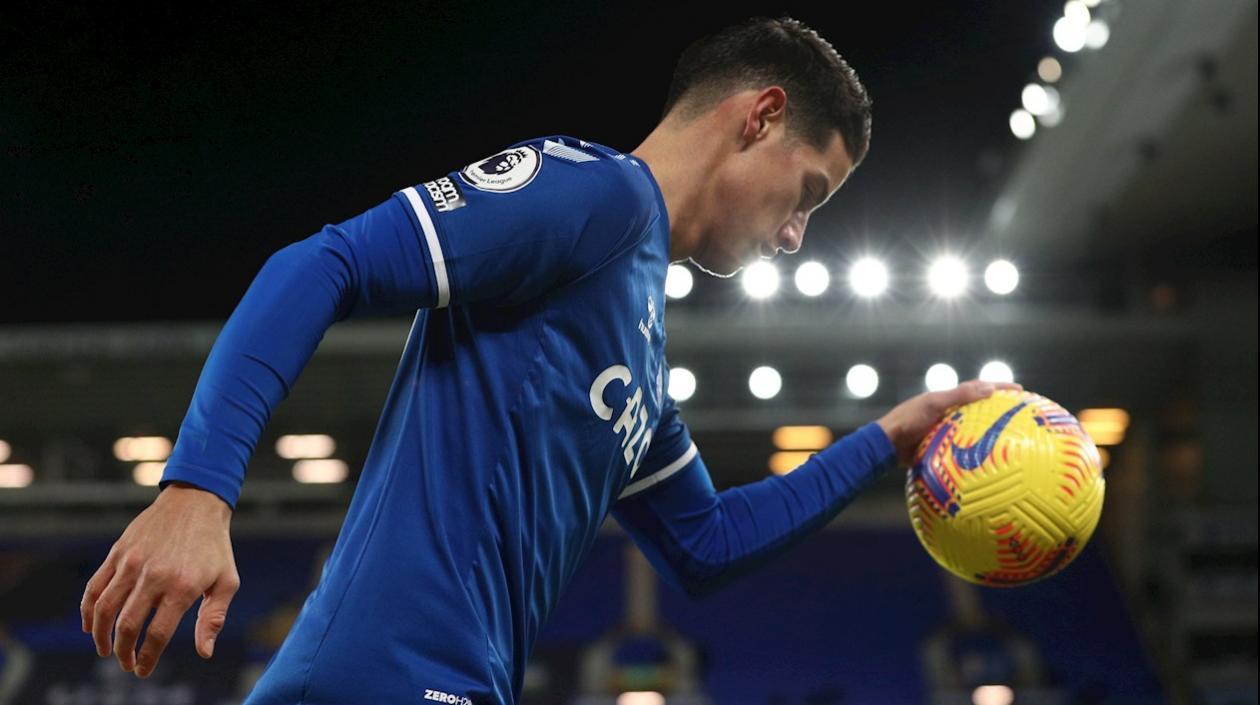 James Rodríguez, jugador colombiano. 