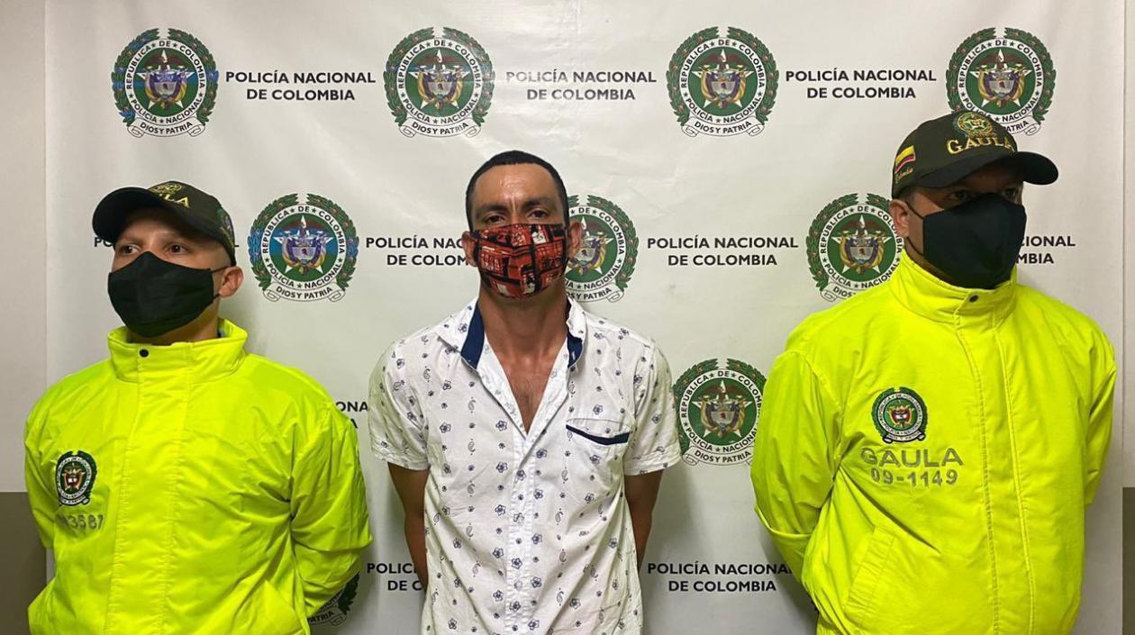  Edmar Aibardo Giraldo Areiza, capturado por la desaparición y muerte de dos personas en Antioquia.