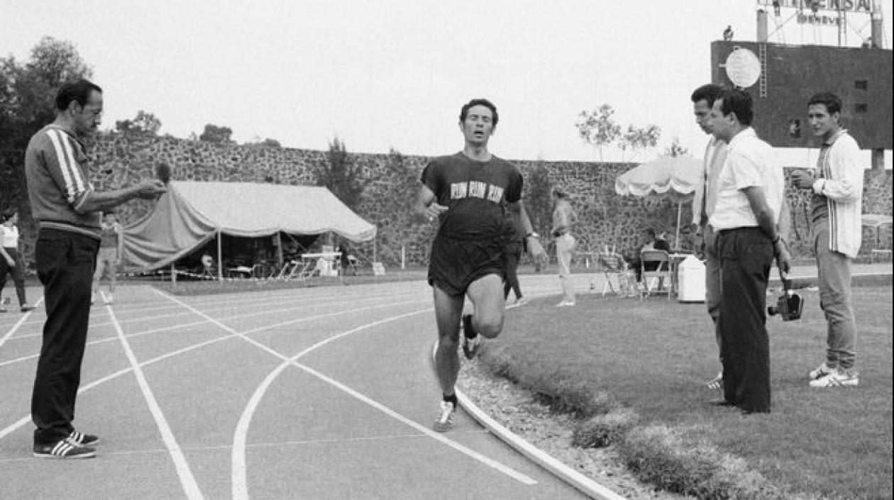 El atleta colombiano Álvaro Mejía.
