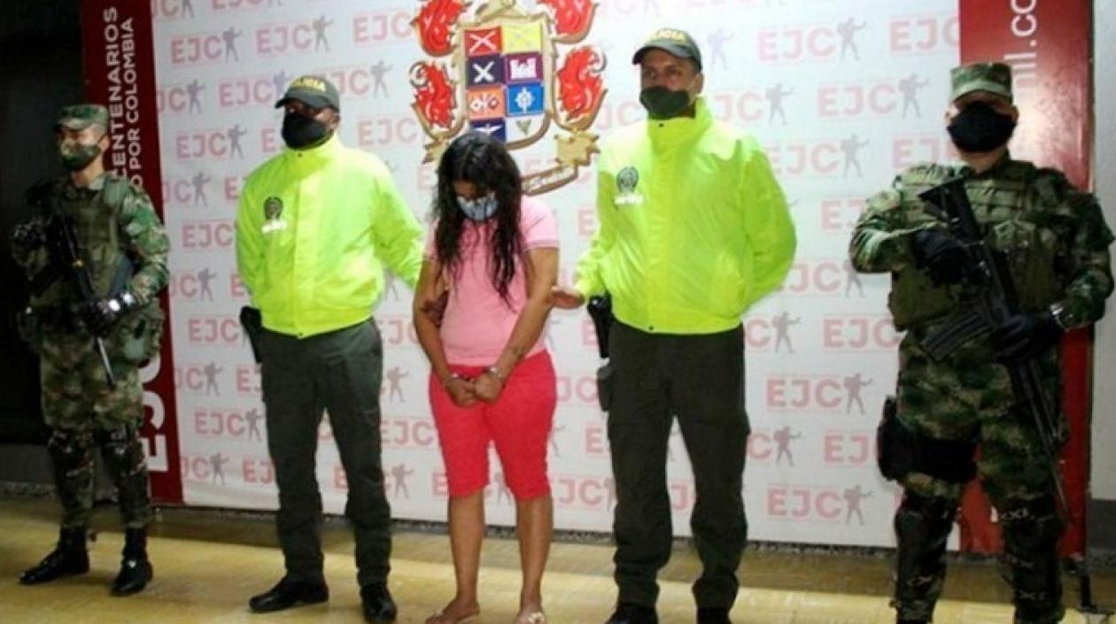 Alias Andrea el día de su captura.