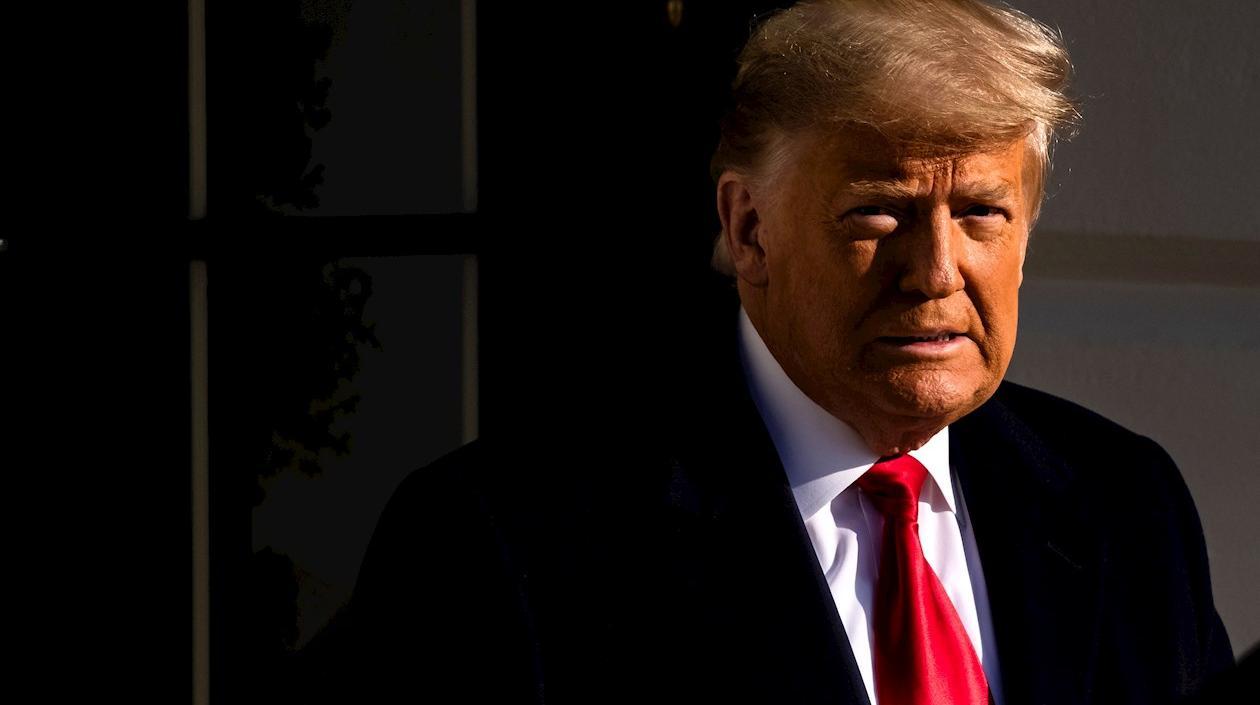 El presidente estadounidense saliente, Donald Trump.