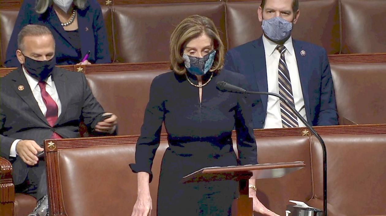 Nancy Pelosi,  presidenta de la Cámara Baja de EE.UU. 