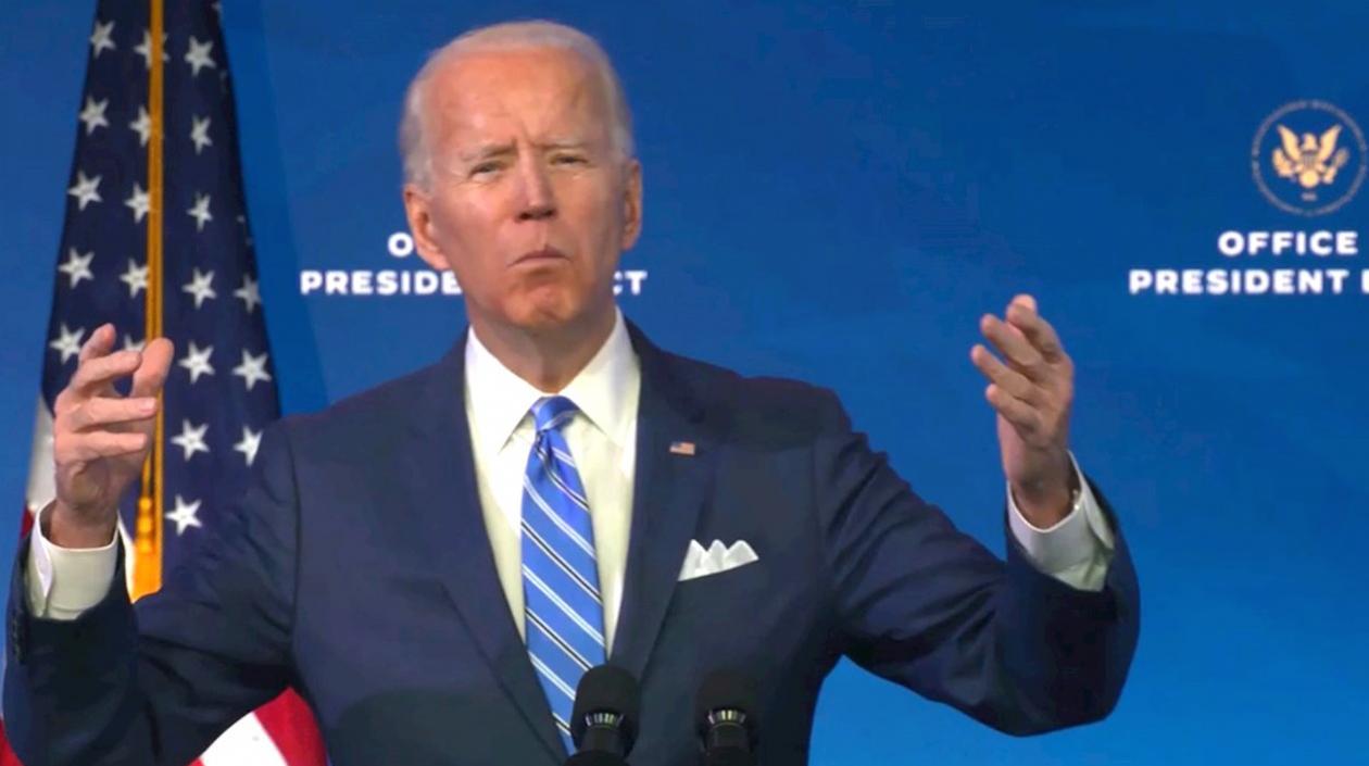 Joe Biden, Presidente electo de Estados Unidos.