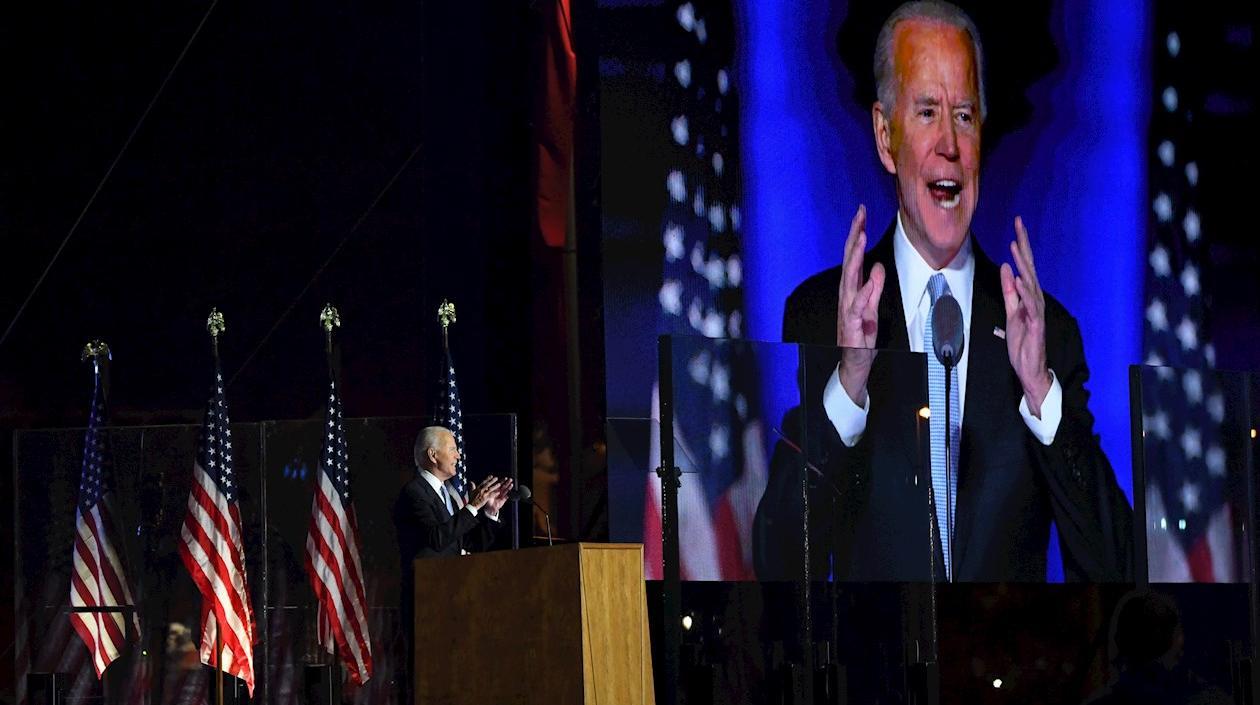 El presidente electo de Estados Unidos, Joe Biden.