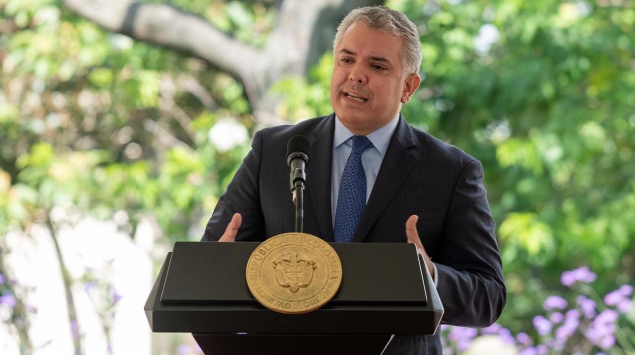 El Presidente de la República, Iván Duque.