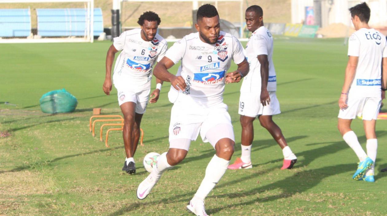 Miguel Ángel Borja, goleador de Junior. 