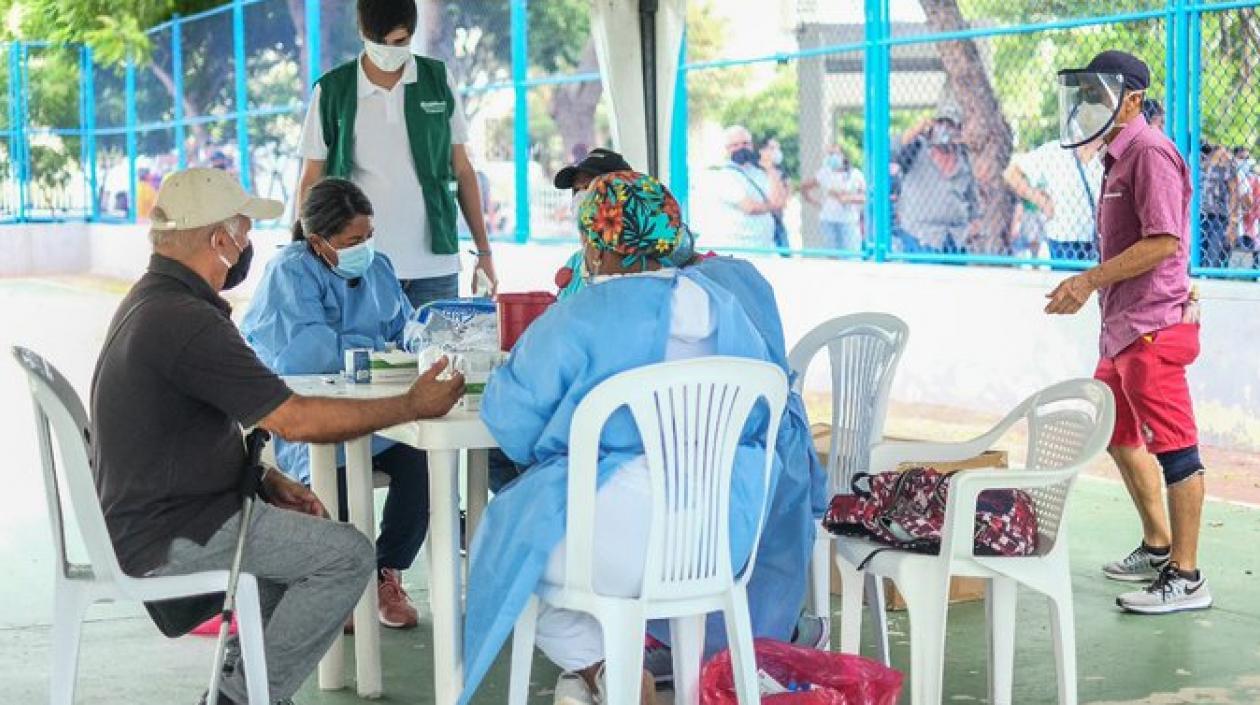 Pruebas de Covid-19 en Barranquilla.