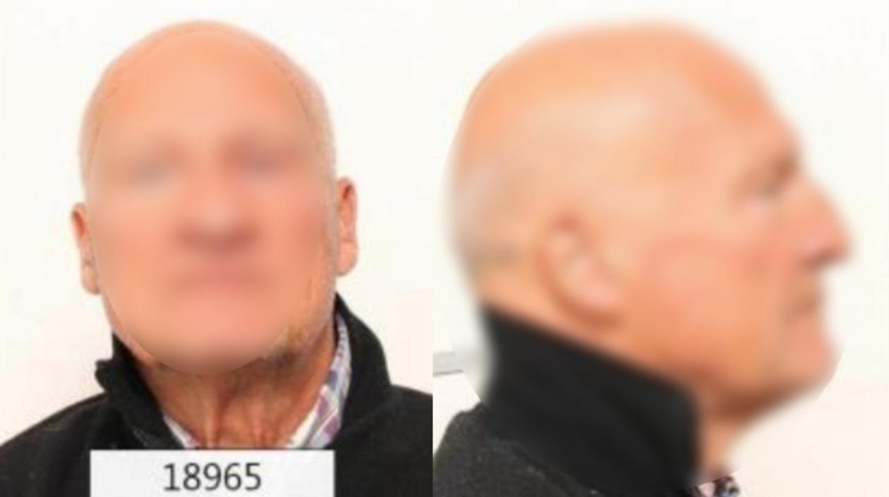 Imágenes del capturado.