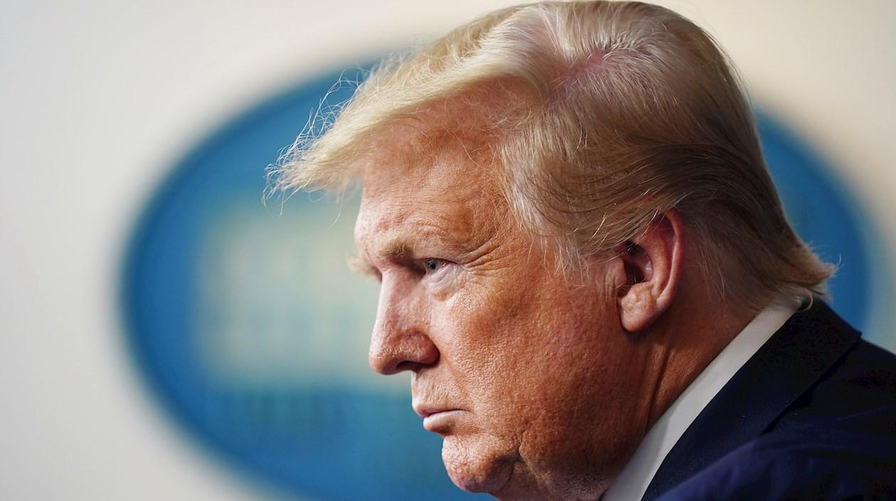 El presidente estadounidense saliente, Donald Trump.