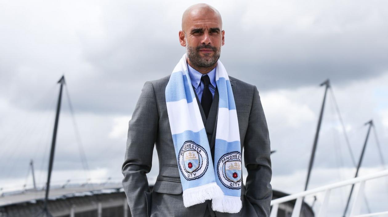 Pep Guardiola, técnico del Manchester City. 