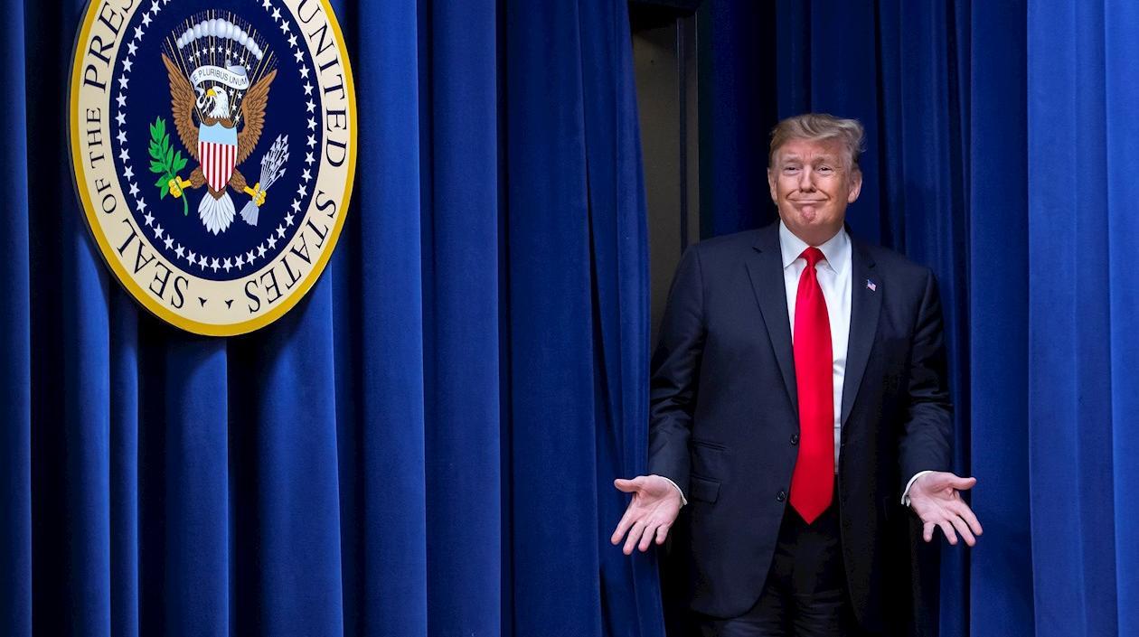 El presidente estadounidense saliente, Donald Trump.