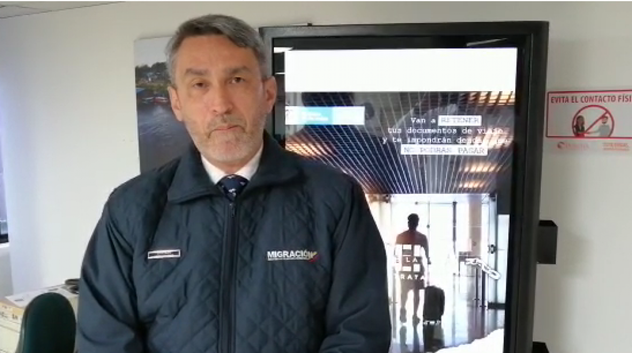 Henry Corredor,  director de la Regional Andina de Migración Colombia.