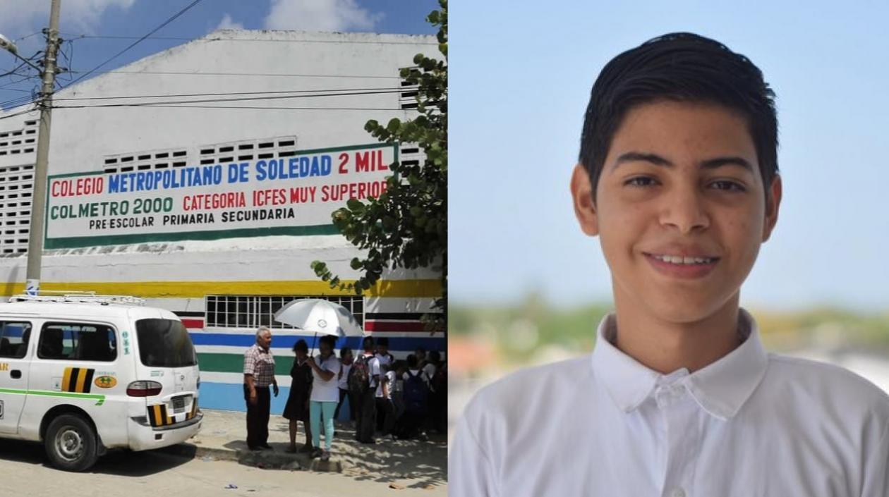 Colegio Metropolitano de Soledad y Miguel Ángel Madroñero.