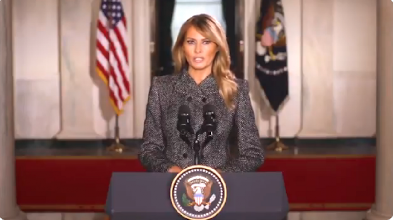 Melania Trump.