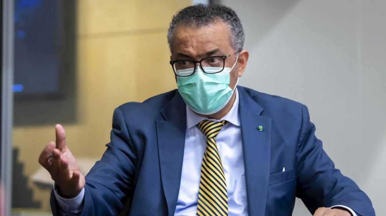 El director general de la OMS, Tedros Adhanom Ghebreyesus.