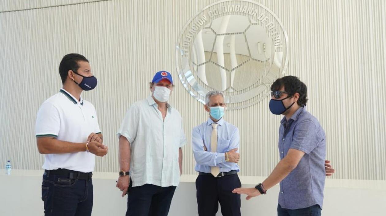 Gabriel Berdugo, Ramón Jesurún, Reinaldo Rueda y Jaime Pumarejo. 