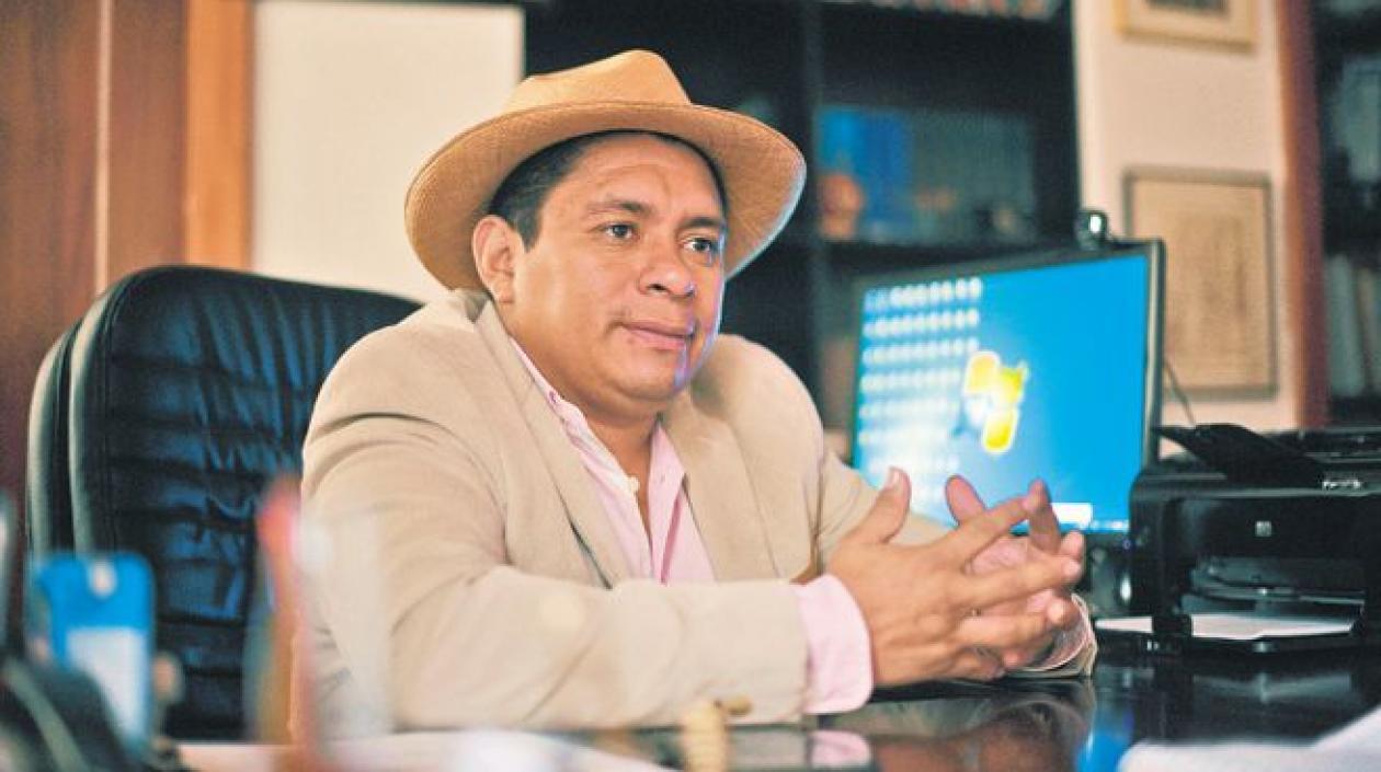 El líder indígena Luis Fernando Arias.