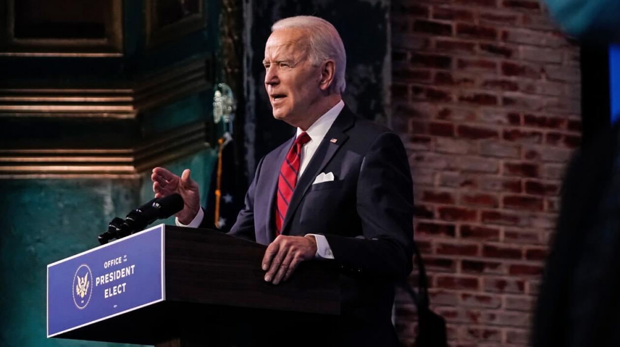 El presidente electo de EE.UU., Joe Biden.