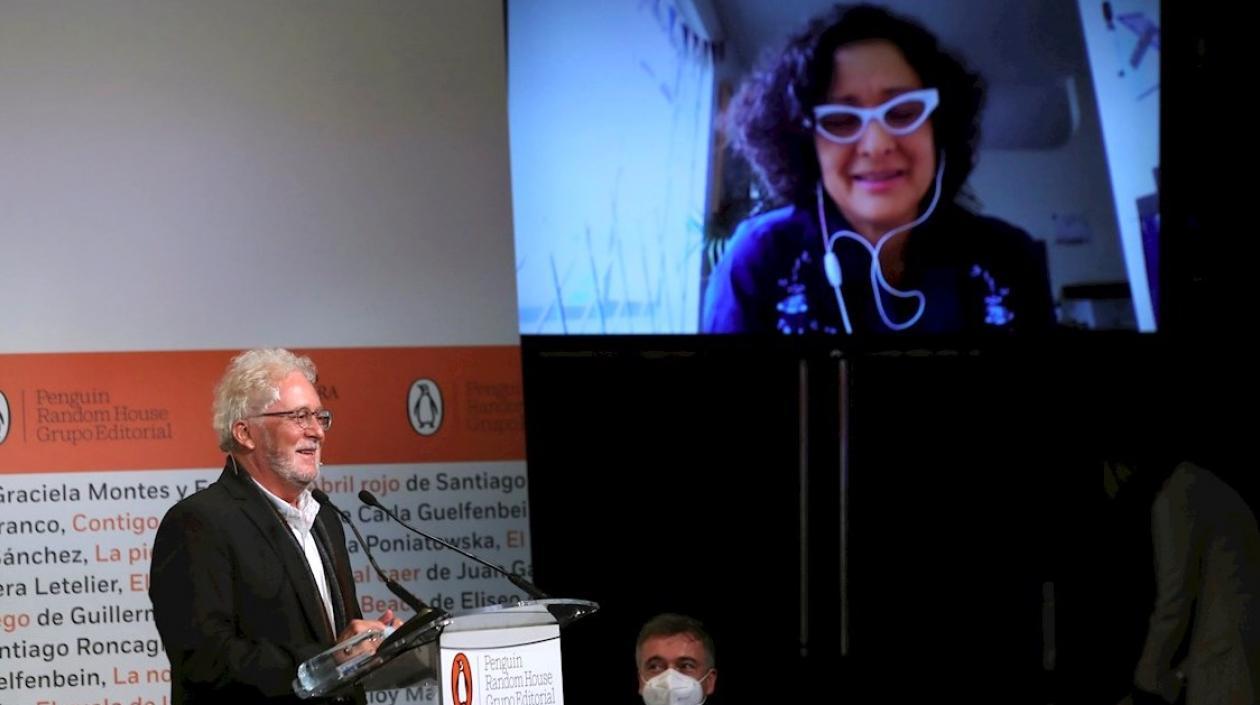 El presidente del jurado del XXIV Premio Alfaguara de novela 2021, el escritor colombiano Héctor Abad Faciolince.