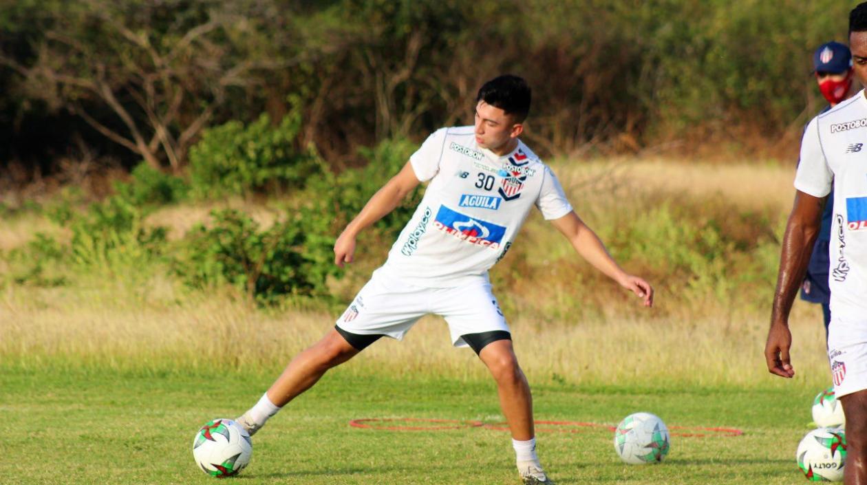 Fabián Ángel, volante de Junior. 