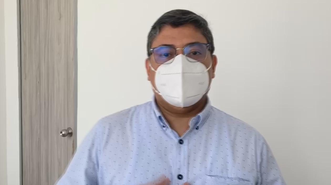 El secretario de Salud de Barranquilla, Humberto Mendoza.