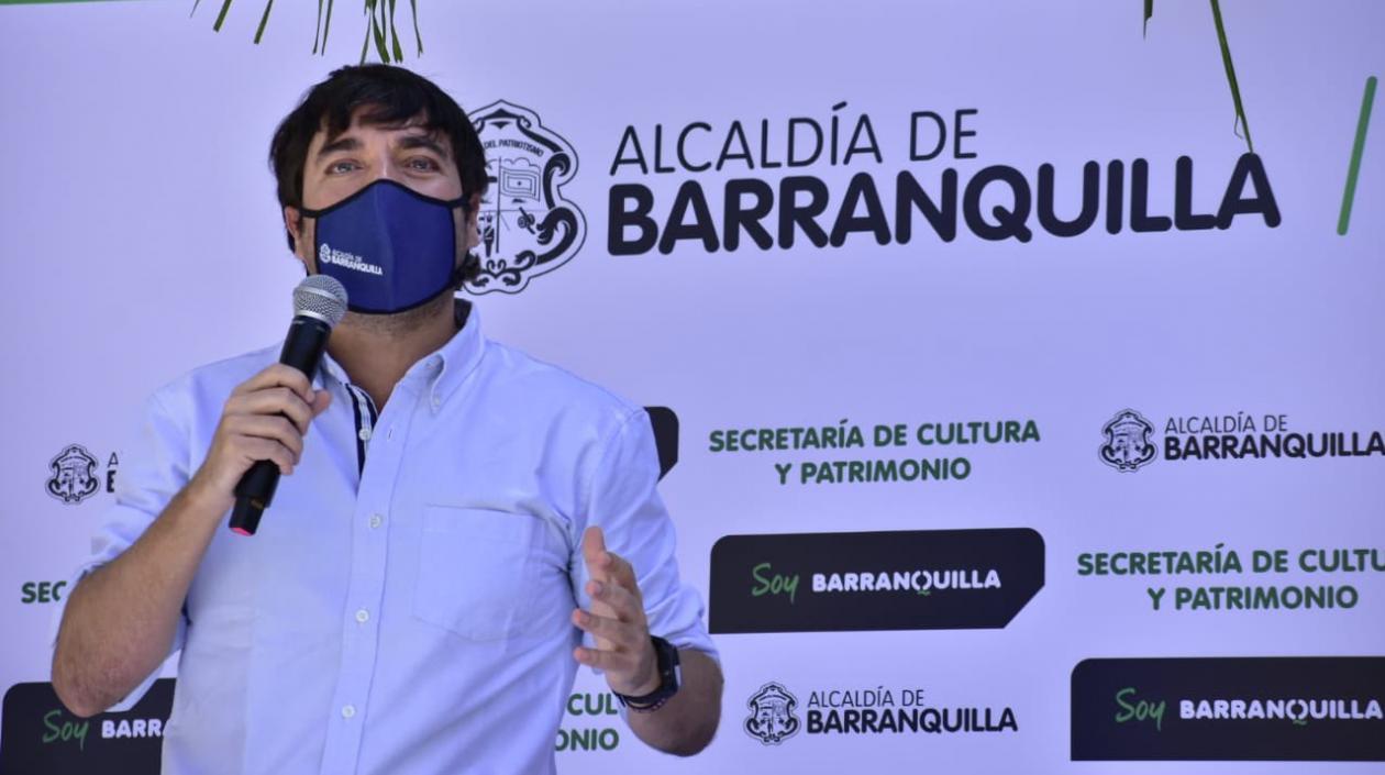 El Alcalde de Barranquilla, Jaime Pumarejo.