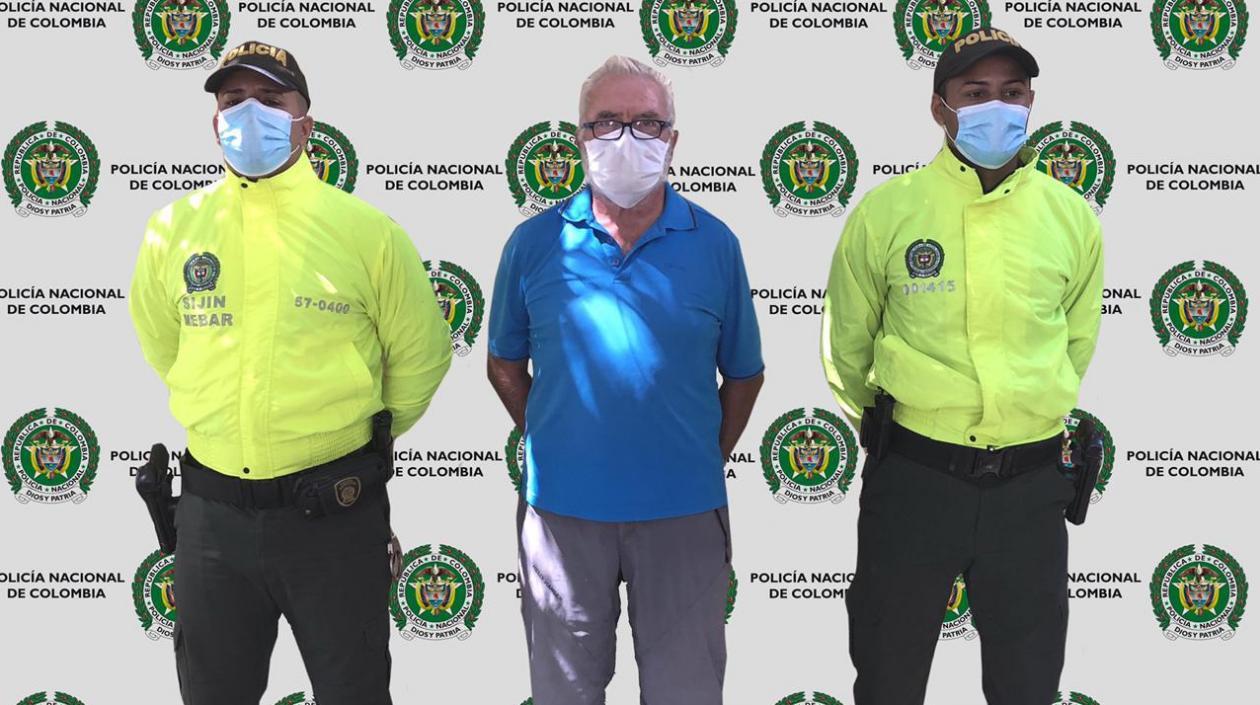 Austriaco capturado por la Policía.