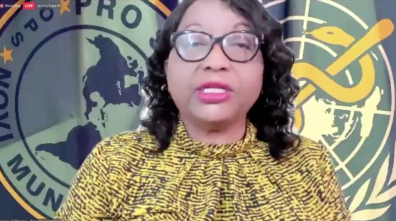 La directora de la OPS, Carissa Etienne.