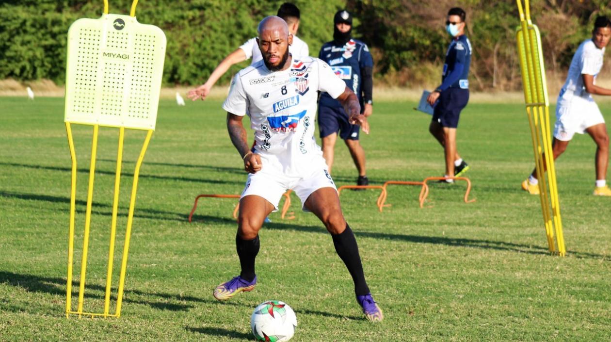 Freddy Hinestroza, jugador de Junior. 