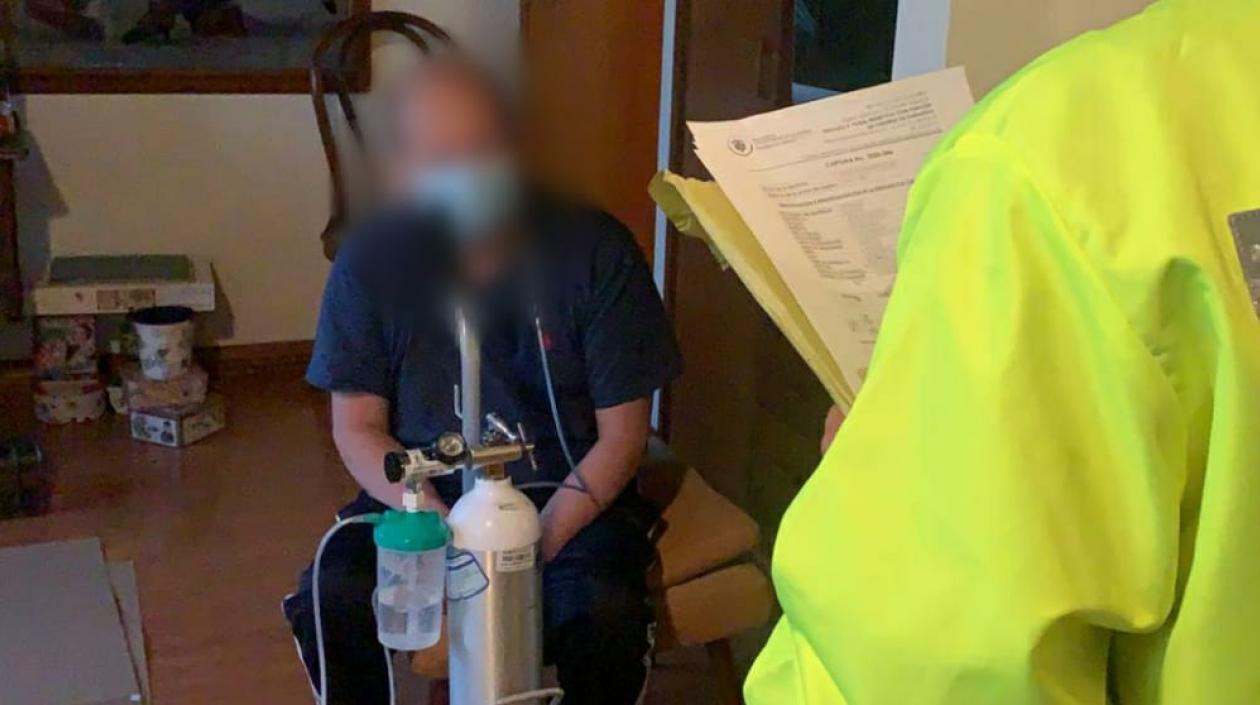 El funcionario capturado.