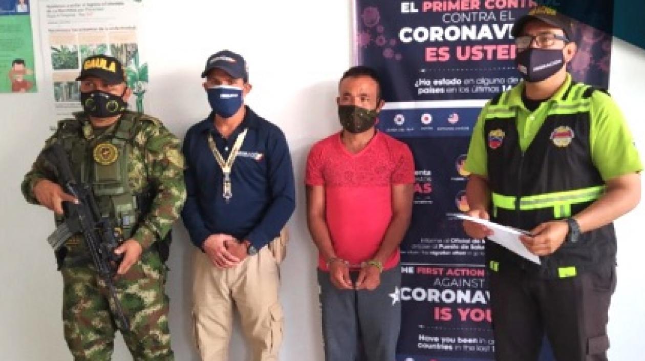 El sargento venezolano que fue expulsado.