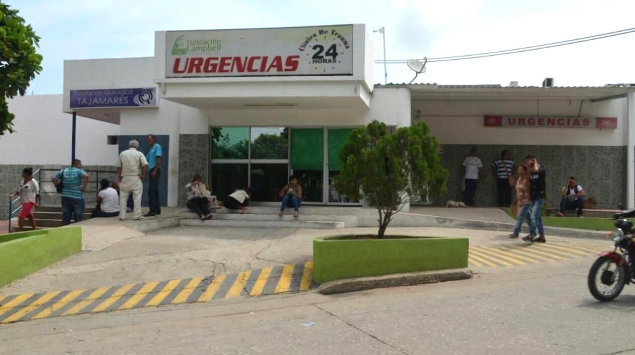 La víctima llegó sin signos vitales a la Clínica Campbell de la calle 30.