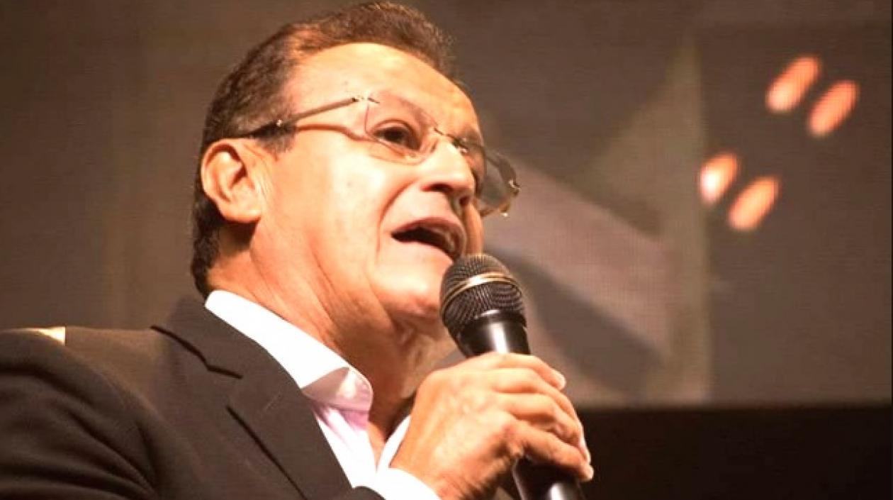 El cantante Ismael Miranda, en una de sus presentaciones.