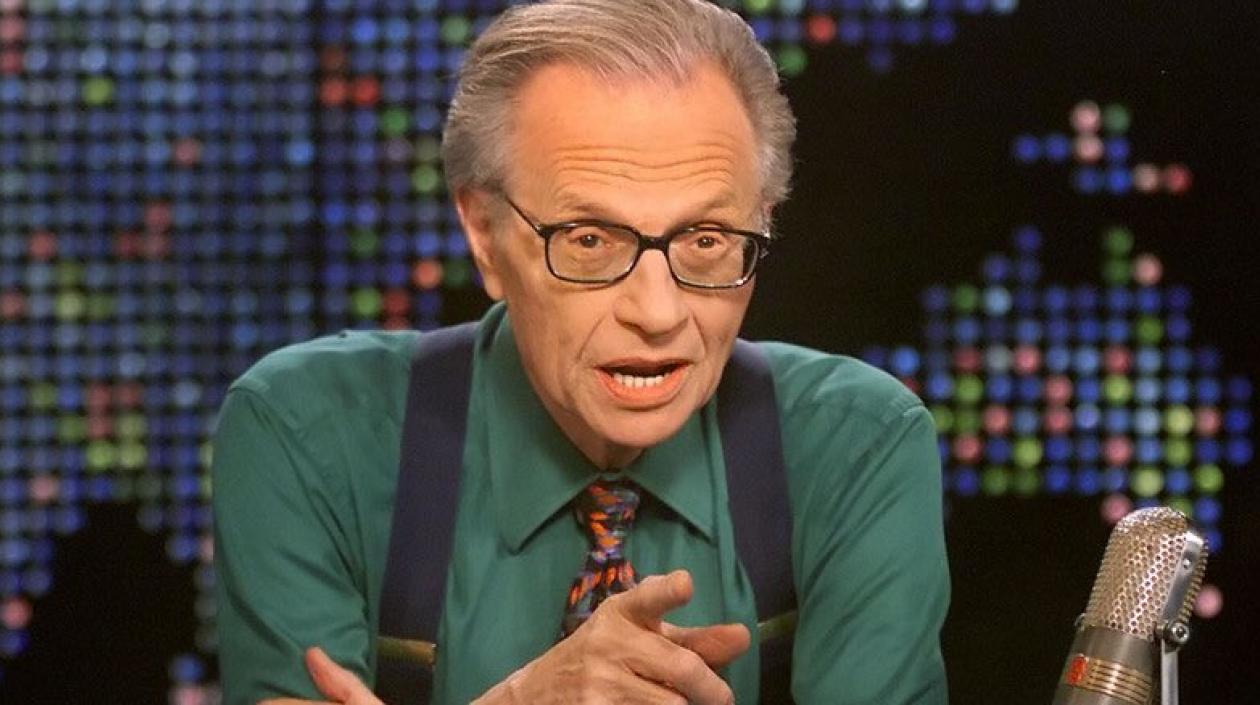 El presentador Larry King.