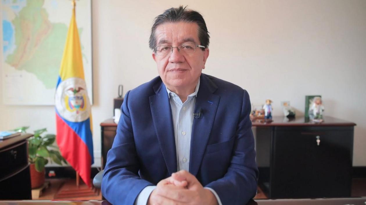 El ministro de Salud, Fernando Ruiz.