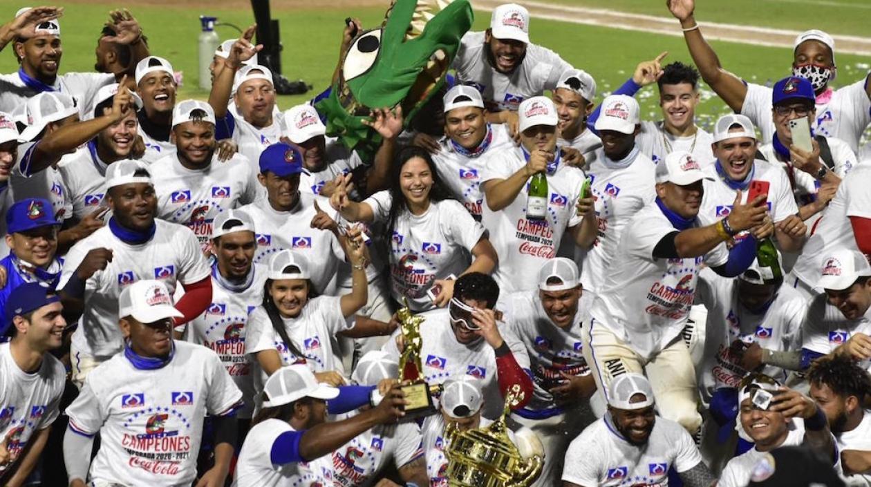 Celebración de Caimanes tras alcanzar el undécimo título.