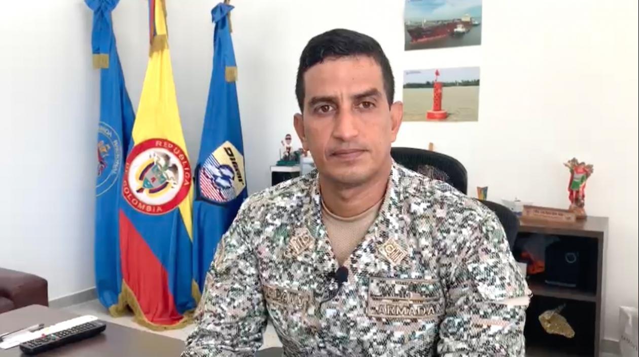 CF Carlos Urbano Montes, Capitán del Puerto de Barranquilla.